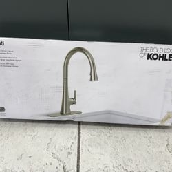 KOHLER — Conti Series ,  Pull-Down Kitchen Faucet , Stainless Finish ( R32123-VS)