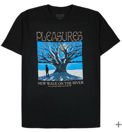 Pleasures Men’s River Pigment Dyed Tee T-Shirt Brand New DS