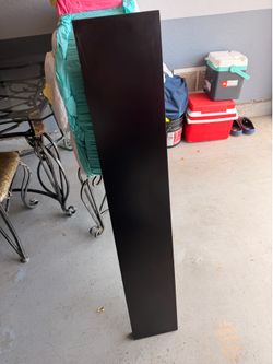 Black floating shelf