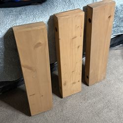 Wood Shelves - 3pcs