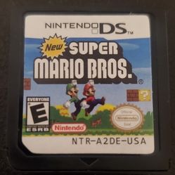 New Super Mario Bros Nintendo DS Video Game Cartridge 