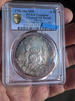 Collectible coin from 1756