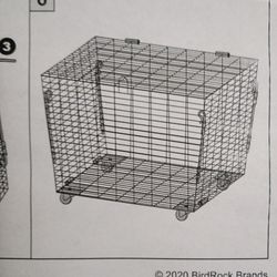 Metal Ball Basket With Wheels