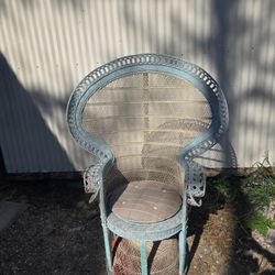 Vintage Peacock Chair 