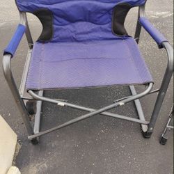 Folding Lawn Chairs W/Tray