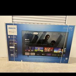 75” Philips Smart 4K LED UHD Tv