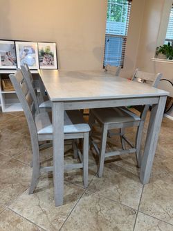 Grey kitchen table