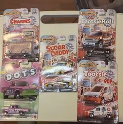 Matchbox Candy Series Die-Cast Cars Set of 5