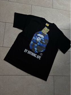 Blue and black Bape tee