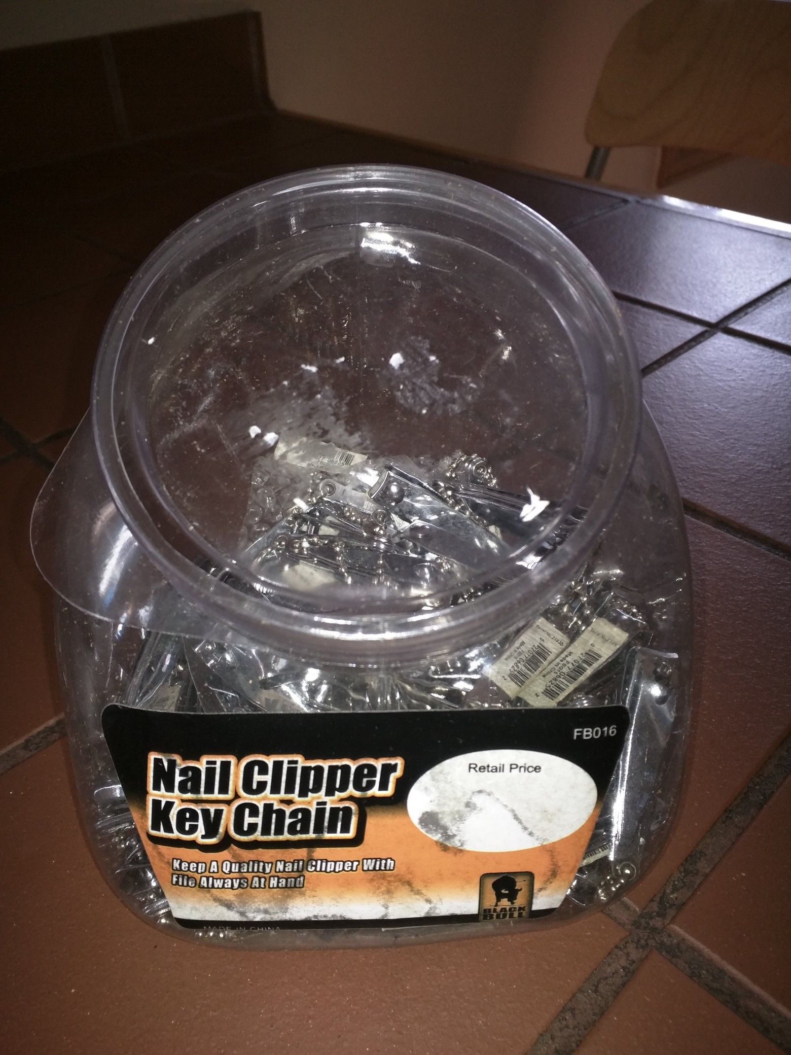 Over 75 keychain fingernail clippers