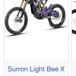 New Surron Light bee. In The Box