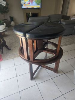 Coffee table and 4 chair