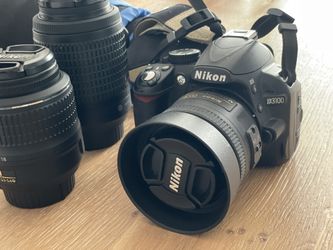 Nikon D3100 DSLR with Accessories And Additional Lenses