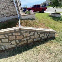 STONE WORK/FLOWER BEDS