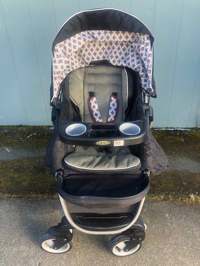 2 in 1 Baby Car Seat + Stroller