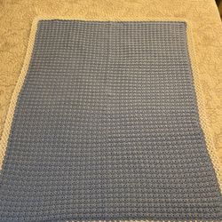 Newly Hand-Crocheted Baby Blanket