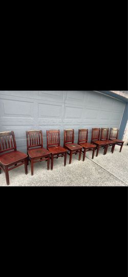 8 chairs