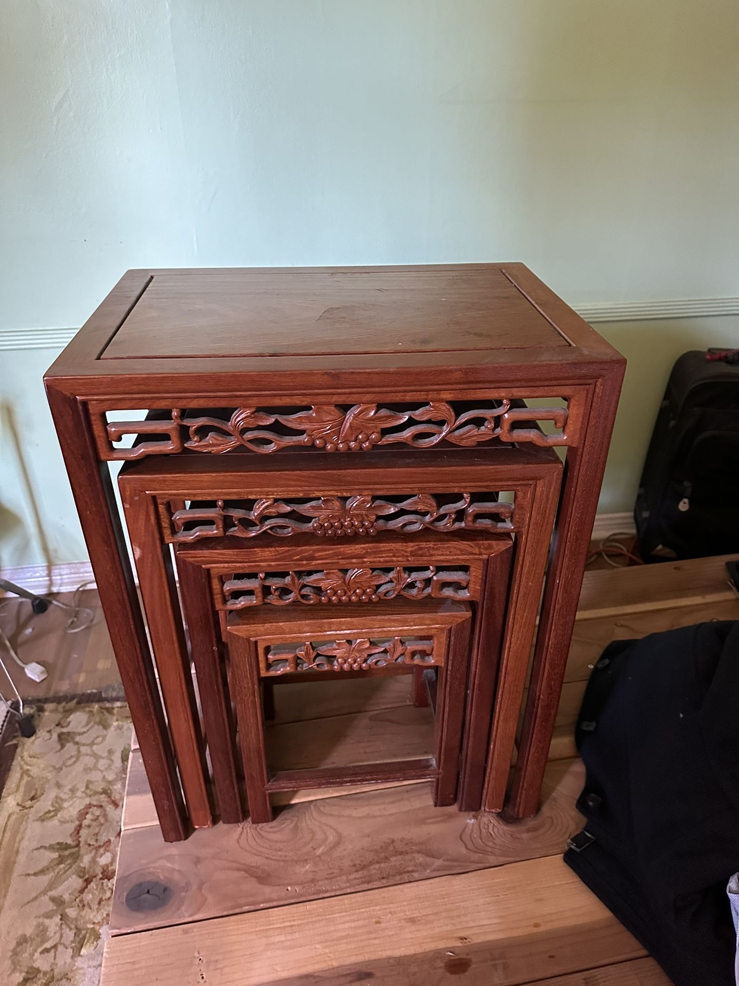 Chinese Nesting Table Set Of 4