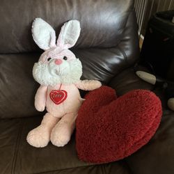 Plushies Bunny And Heart ♥️ 