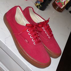 Red Vans Gum, Bottoms, Size 12