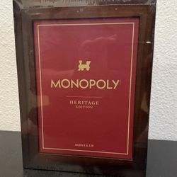Monopoly Heritage Edition – Premium Wood Bookshelf Board Game – NEW Sealed