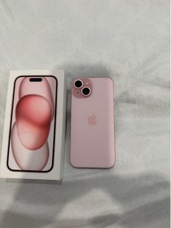For sale IPhone 15 Pink used liked new