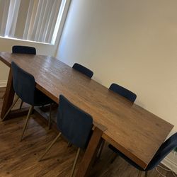 Wood Dining Table Set
