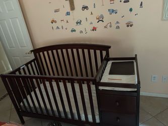 Crib with mattress