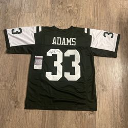 Jamal Adams #33 New York Jets Signed Jersey JSA COA Green Jersey