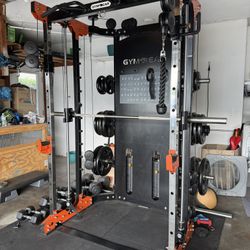 Smith machine / Gym Equipment FULLY LOADED - 🟢All In One Home Gym🟢 Functional Trainer🟢Smith Machine🟢Squat Rack🟢Cable Machine 