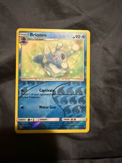 Brionne Holo Pokémon Trading Card