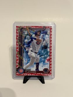 Kyle Tucker Topps Holiday 2025 Red Red Color Match Parallel 14/25 SSP H26