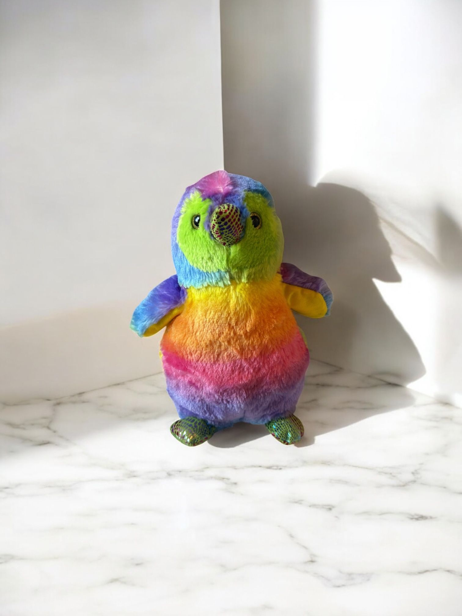 Rainbowkins Penguin Plush Animal, 12” Plush Toy
