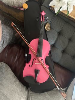 Pink Acoustic Violin