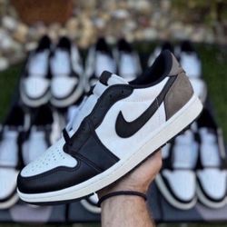 Jordan 1 Low OG Mocha Sizes 7y & 8.5-12