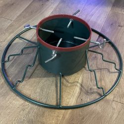 Christmas tree metal stand