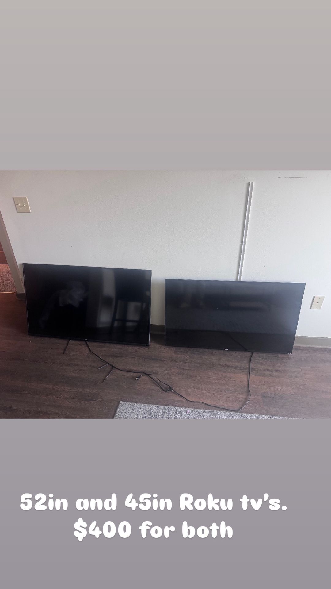 Roku Smart TV’s 52in and 42in