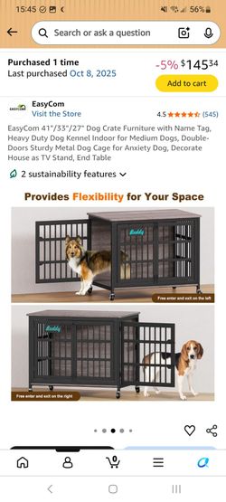 Dog Crate for Medium/Large Dog