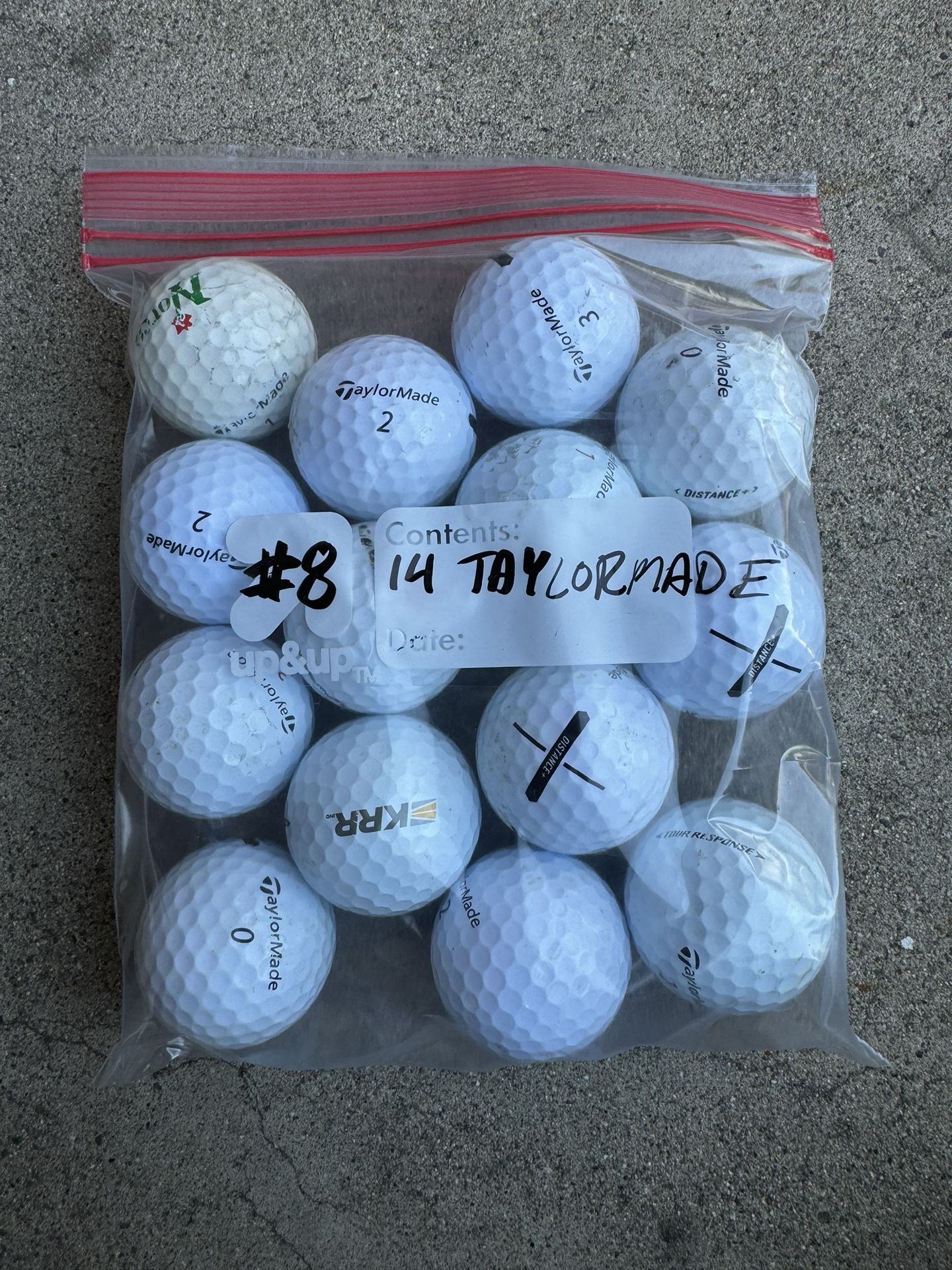 14 Taylormade Golf Ball Mix