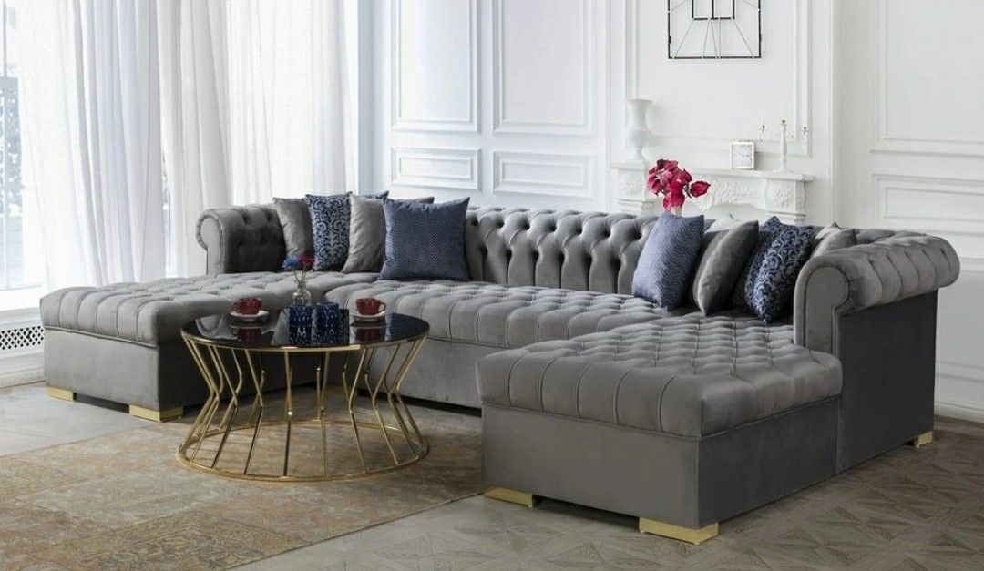 Sheffield Luxury Gray Sectional