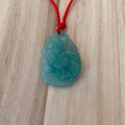 Natural Jade pendant rooster Pattern