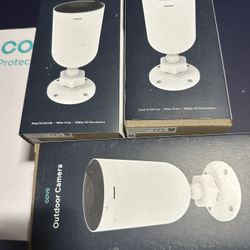 Cove security system with cameras