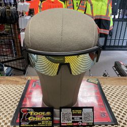 BOMBER Smoke-Bomb Matte Black/ Gold Mirror Safety Glasses