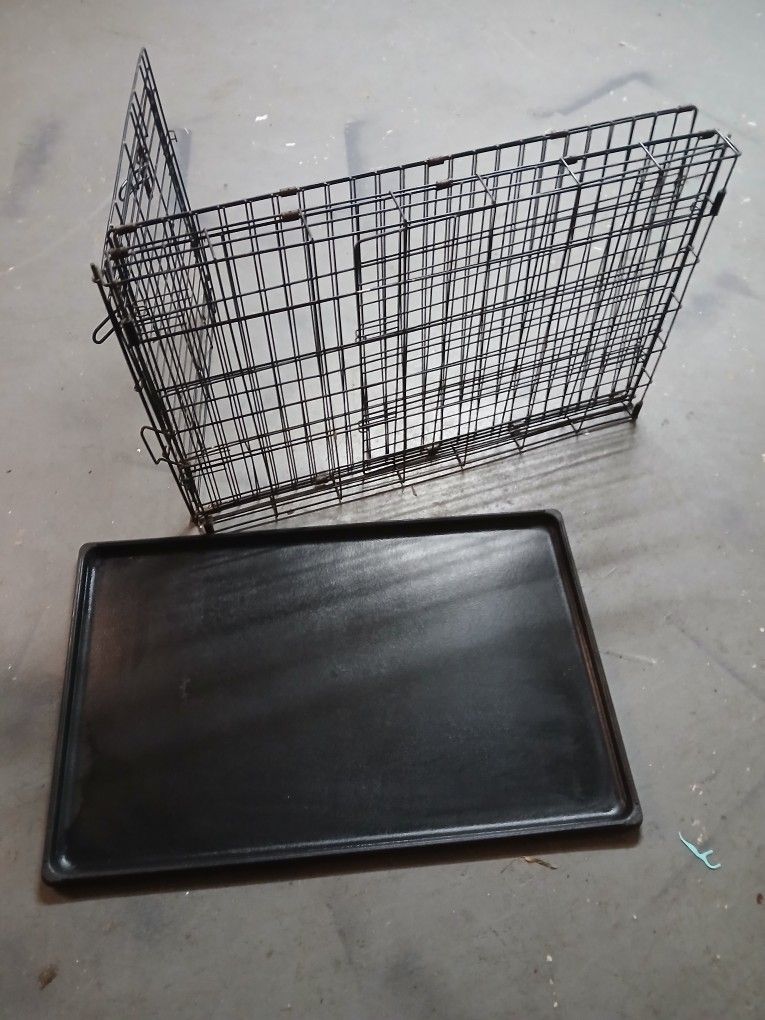 Black Metal Dog Cage