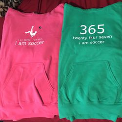 Soccer Hoodies Adult Small Worn Once 