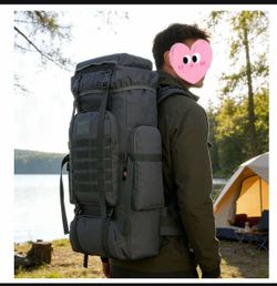 70L Camping Backpack Military Rucksack Molle 3 Days Assault Pack for Climbing