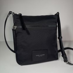 Marc Jacobs Crossbody Bag Black Nylon Shoulder Side Bag