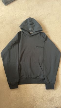 Black essentials hoodie
