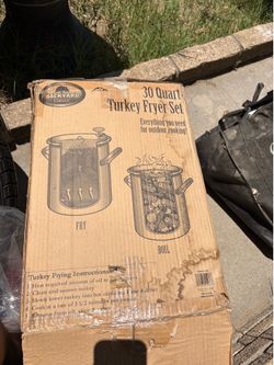 Backyard classic turkey fryer