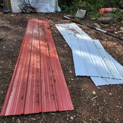 Free Unused Metal Roofing/ Siding